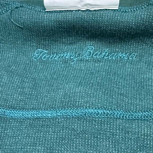Tommy Bahama Teal Zip-Up Sweater - Picture 8 of 9